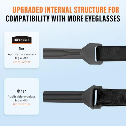 Buyisgle Kids Eye Glasses Strap - No Tail Sunglasses Straps Cords for Boys Toddler and Girls - Eyeglass Holders Around Neck - Adjustable Eyewear String Lanyard Retainer - 4 PCS（10.5 Inch 3