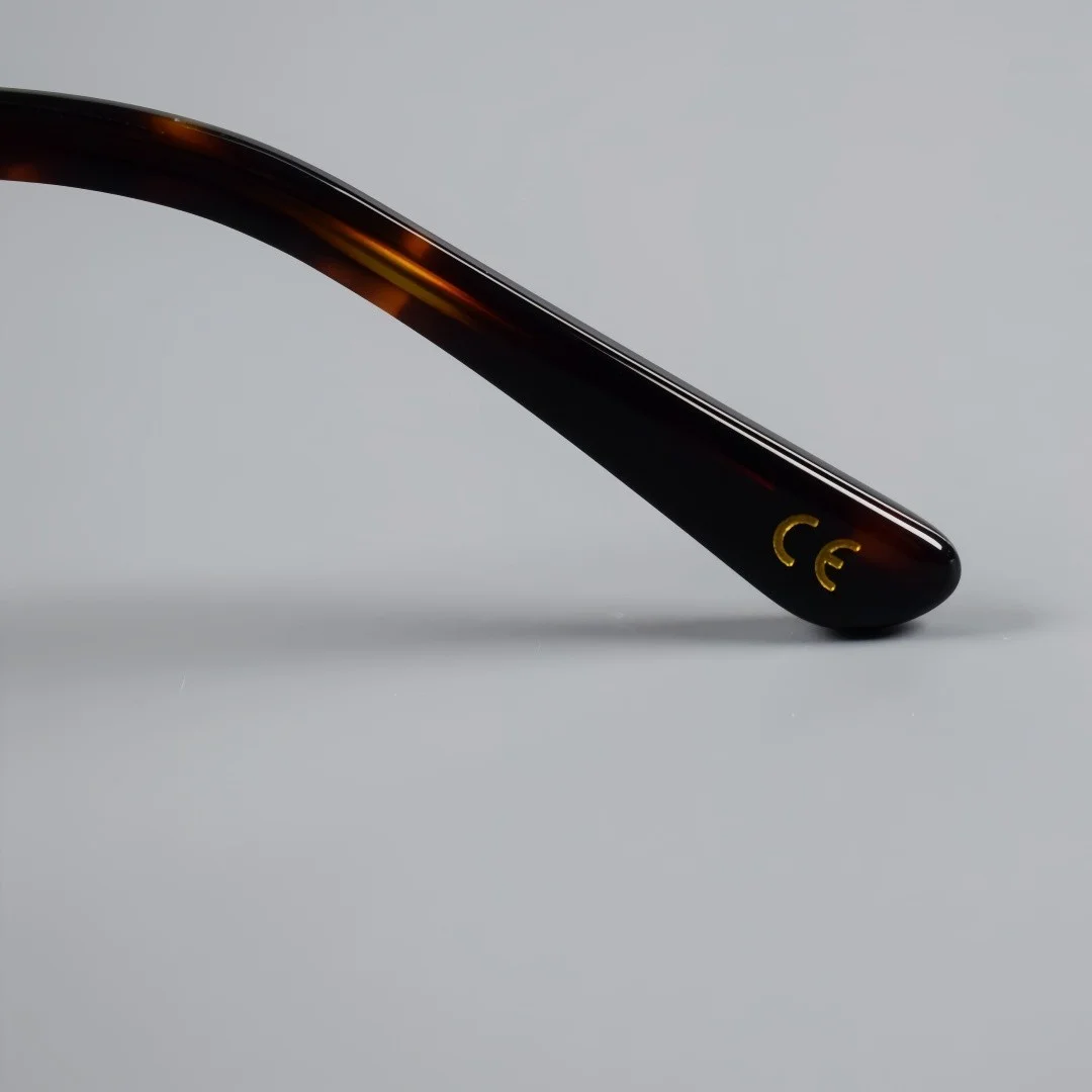 Thick Retro Round Acetate Eyeglasses Frame Men Women Full Rim Classic Glasses 2