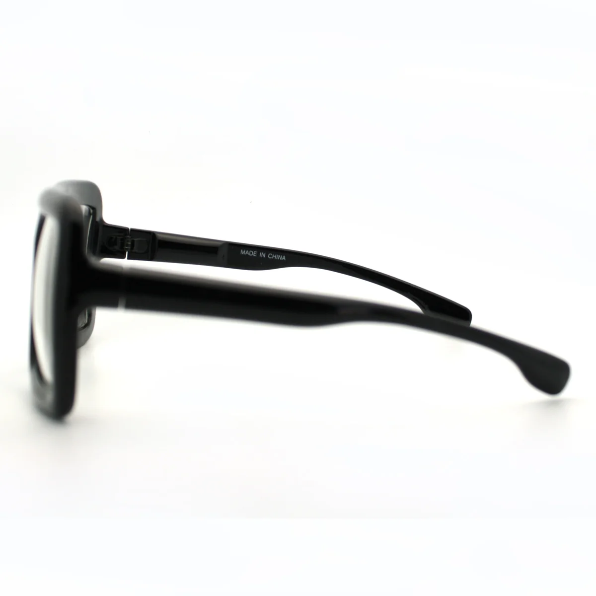 Thick Square Glasses Clear Lens Eyeglasses Frame Super Oversized Fashion 2