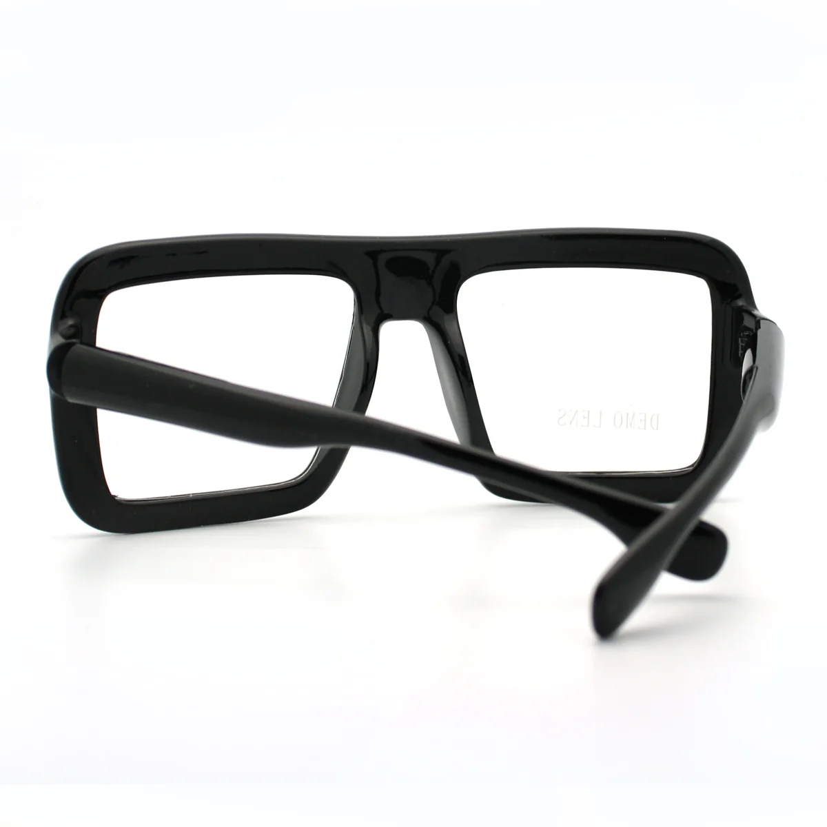 Thick Square Glasses Clear Lens Eyeglasses Frame Super Oversized Fashion 4